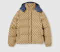 GG canvas down jacket